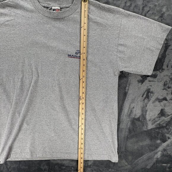 Marines Single Stitch T Shirt Men XL "The Change Is Forever" Made in USA Army - Picture 9 of 9